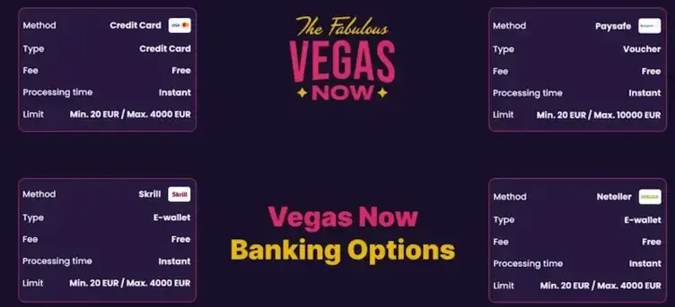 Vegasnow Canada Account boundaries set by rules and limits
